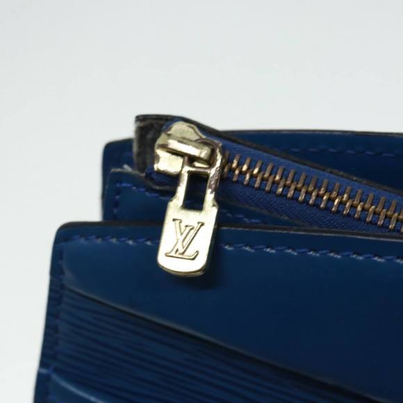 LOUIS VUITTON Epi Riviera Hand Bag Blue M48185 LV Auth th5239 - Picture 10 of 16